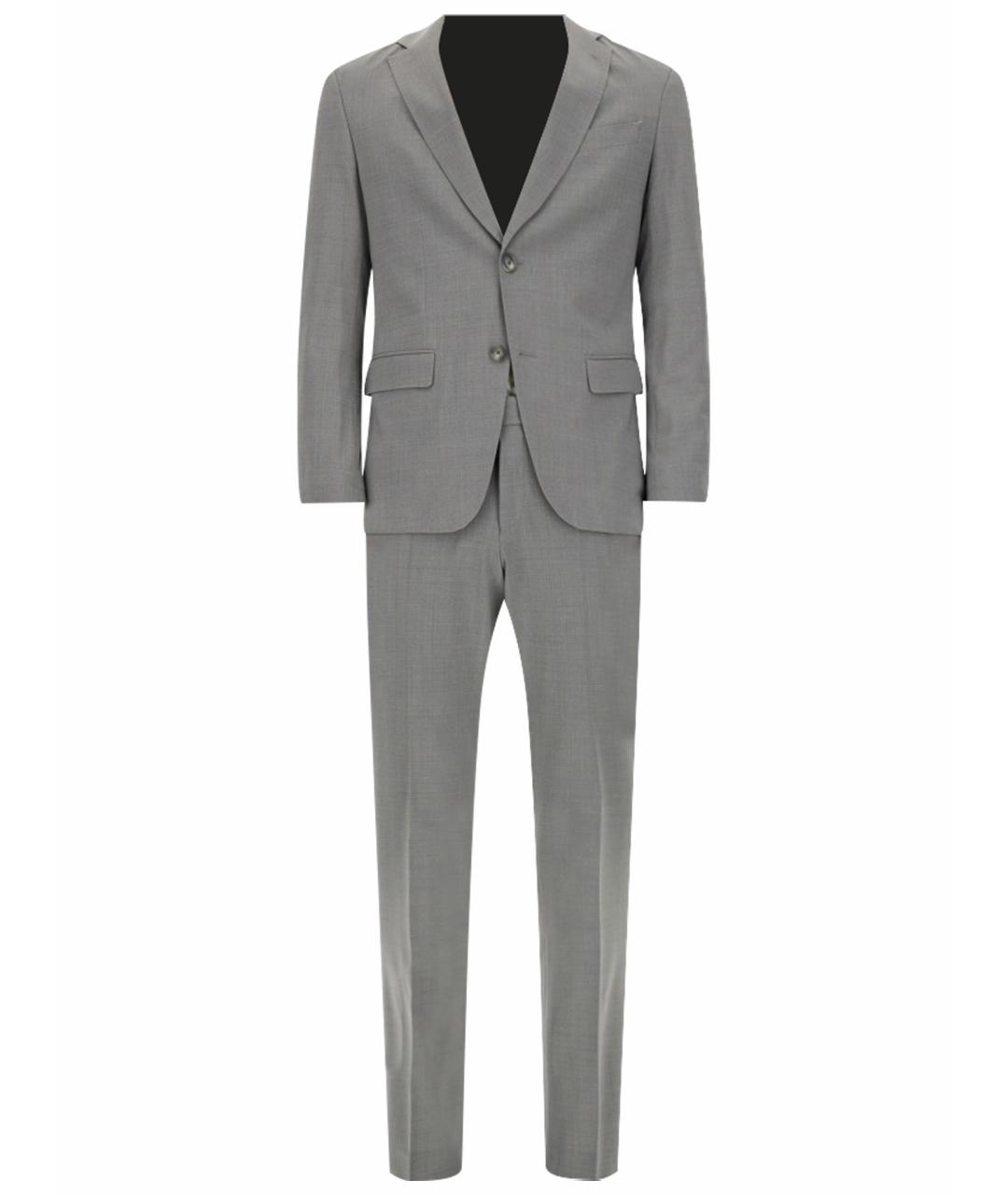 HUGO BOSS Серый классический костюм, фото 1