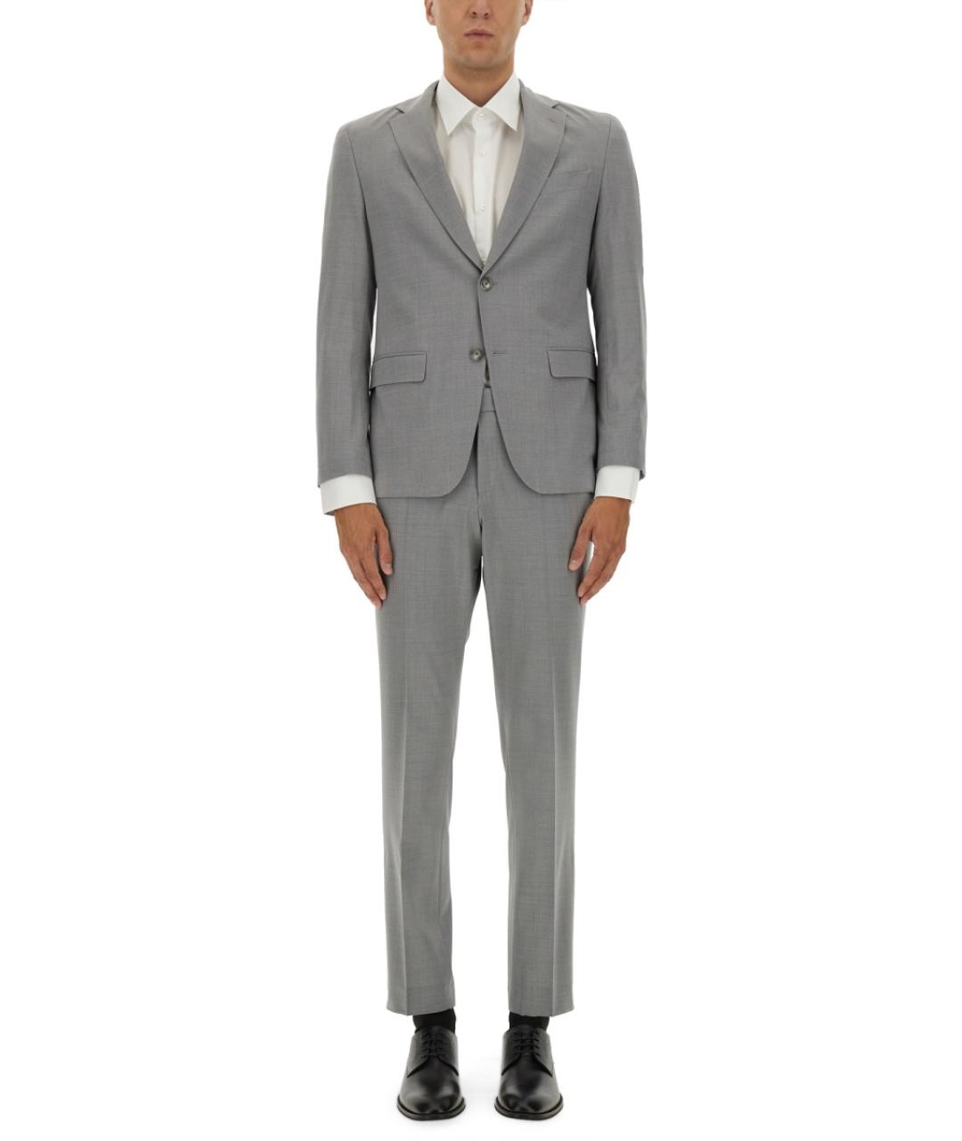 HUGO BOSS Серый классический костюм, фото 5