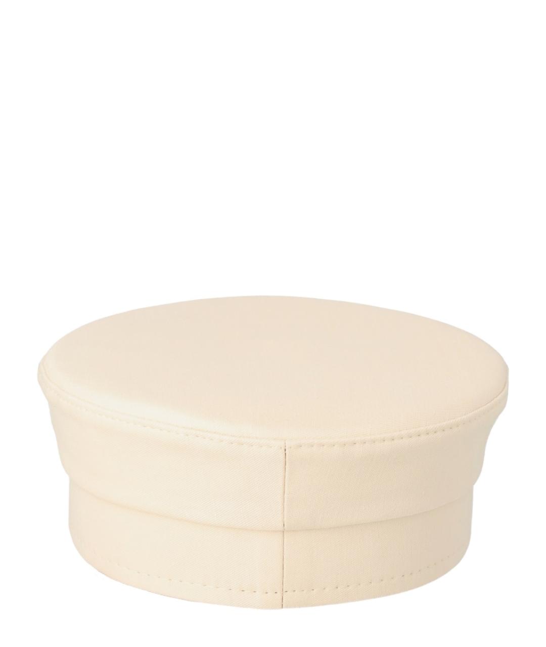 RUSLAN BAGINSKIY Бежевая льняная кепка, фото 2