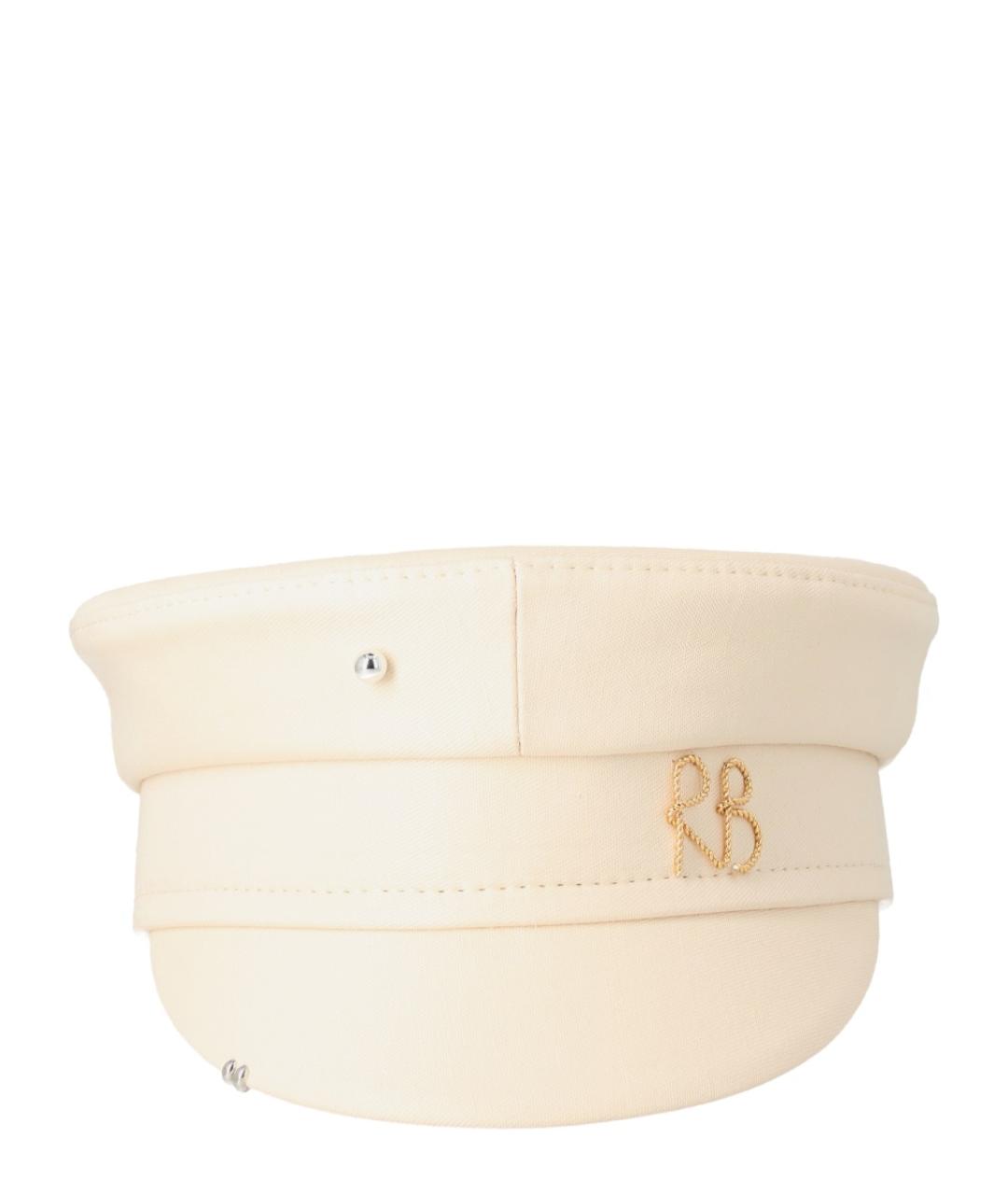 RUSLAN BAGINSKIY Бежевая льняная кепка, фото 1