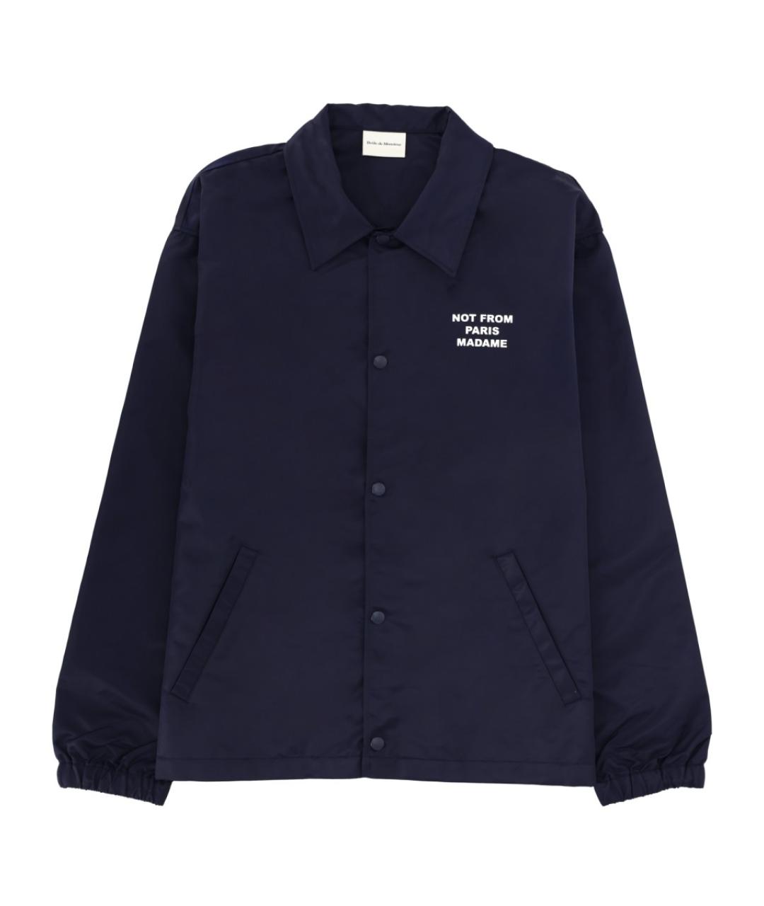 Drole de Monsieur Синяя полиамидовая куртка, фото 1