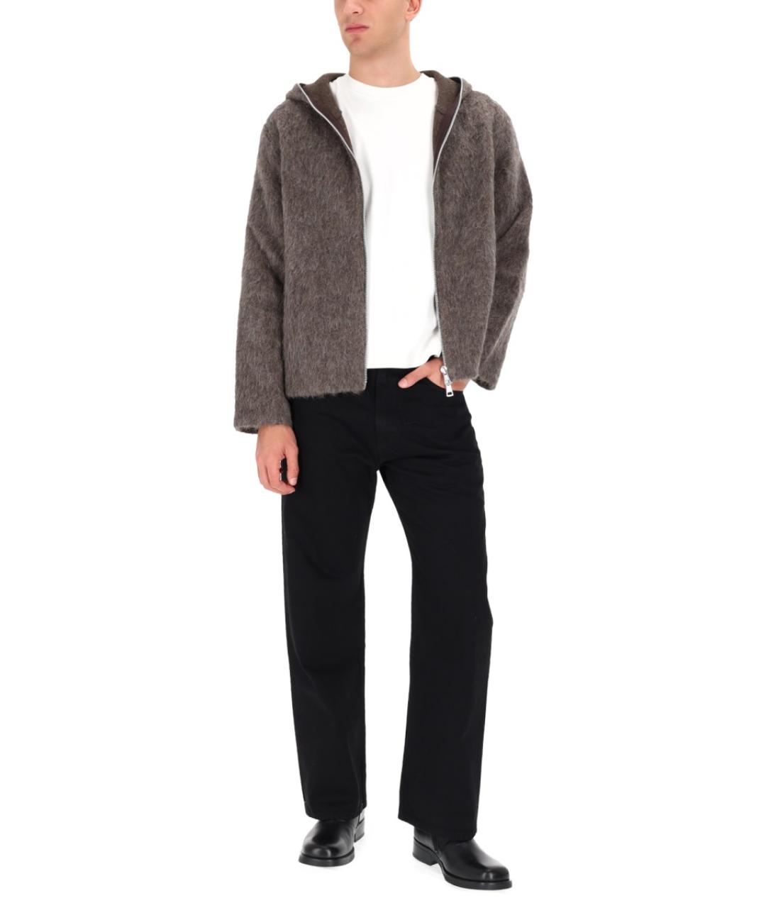 OUR LEGACY Черные хлопковые прямые джинсы, фото 2