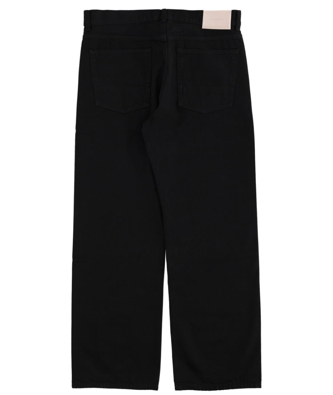 OUR LEGACY Черные хлопковые прямые джинсы, фото 3