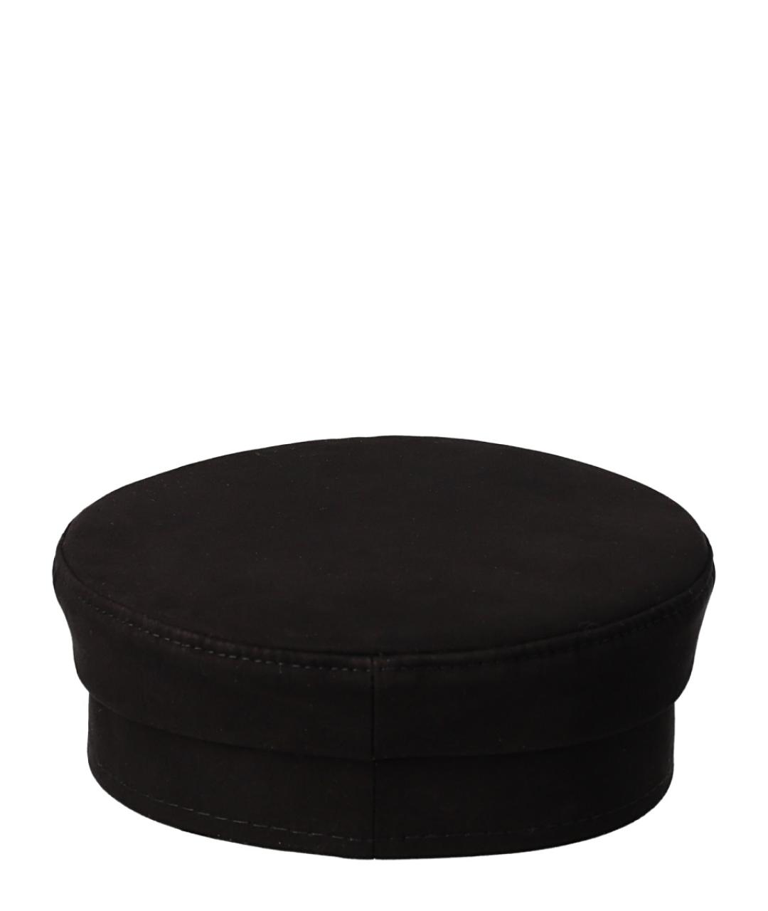 RUSLAN BAGINSKIY Черная хлопковая кепка, фото 2