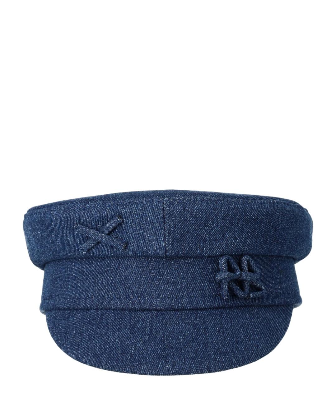 RUSLAN BAGINSKIY Синяя хлопковая кепка, фото 1