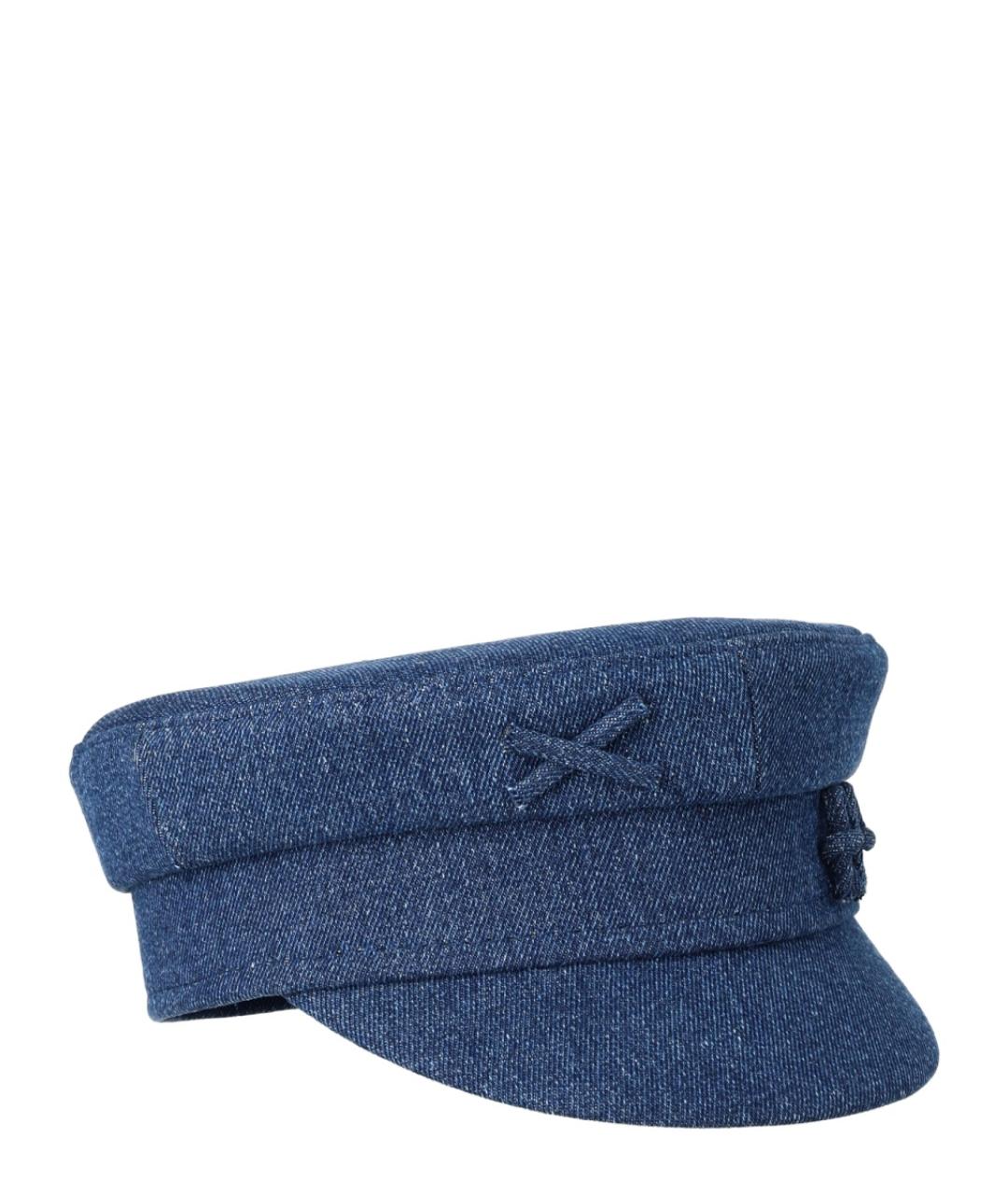 RUSLAN BAGINSKIY Синяя хлопковая кепка, фото 3