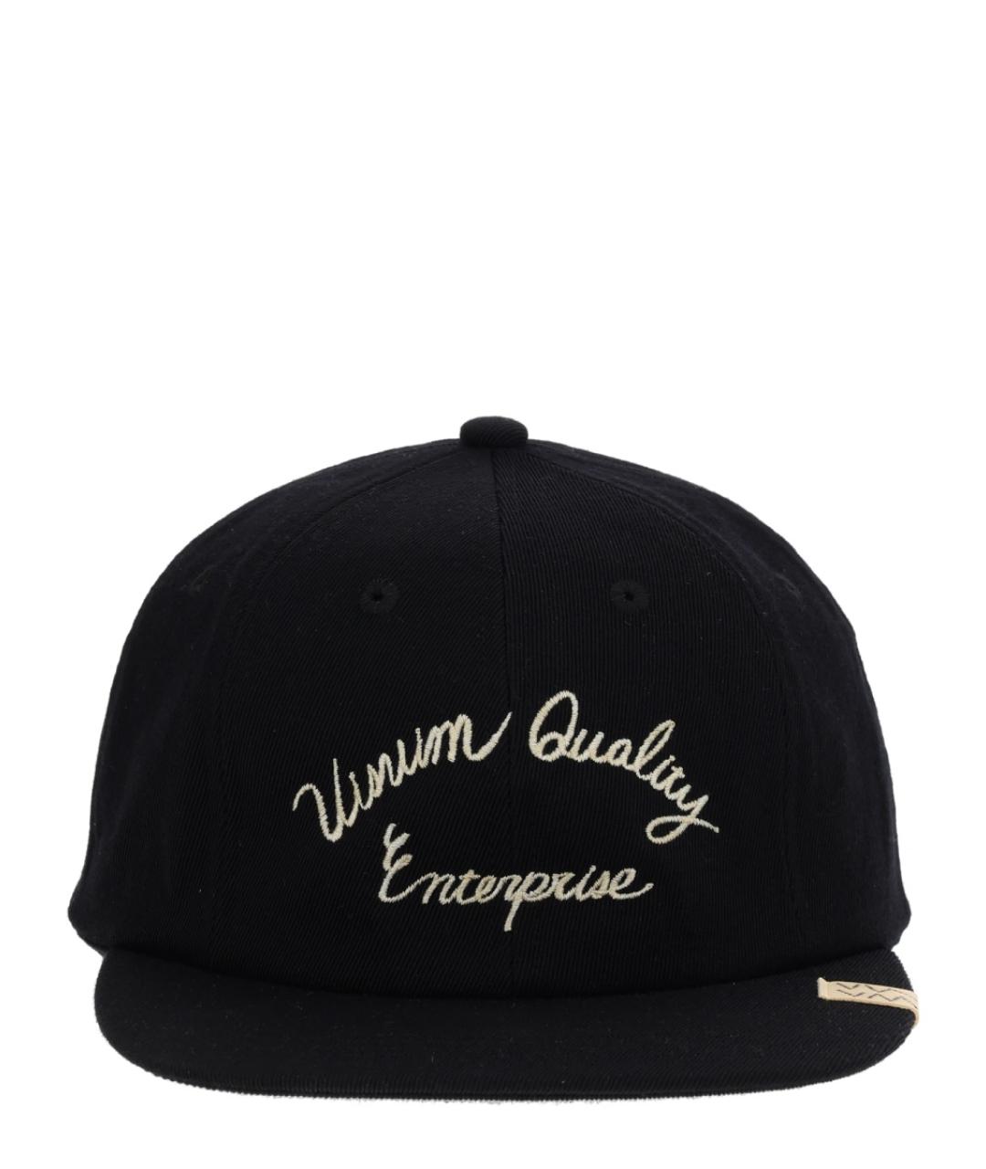 VISVIM Черная шерстяная кепка/бейсболка, фото 1