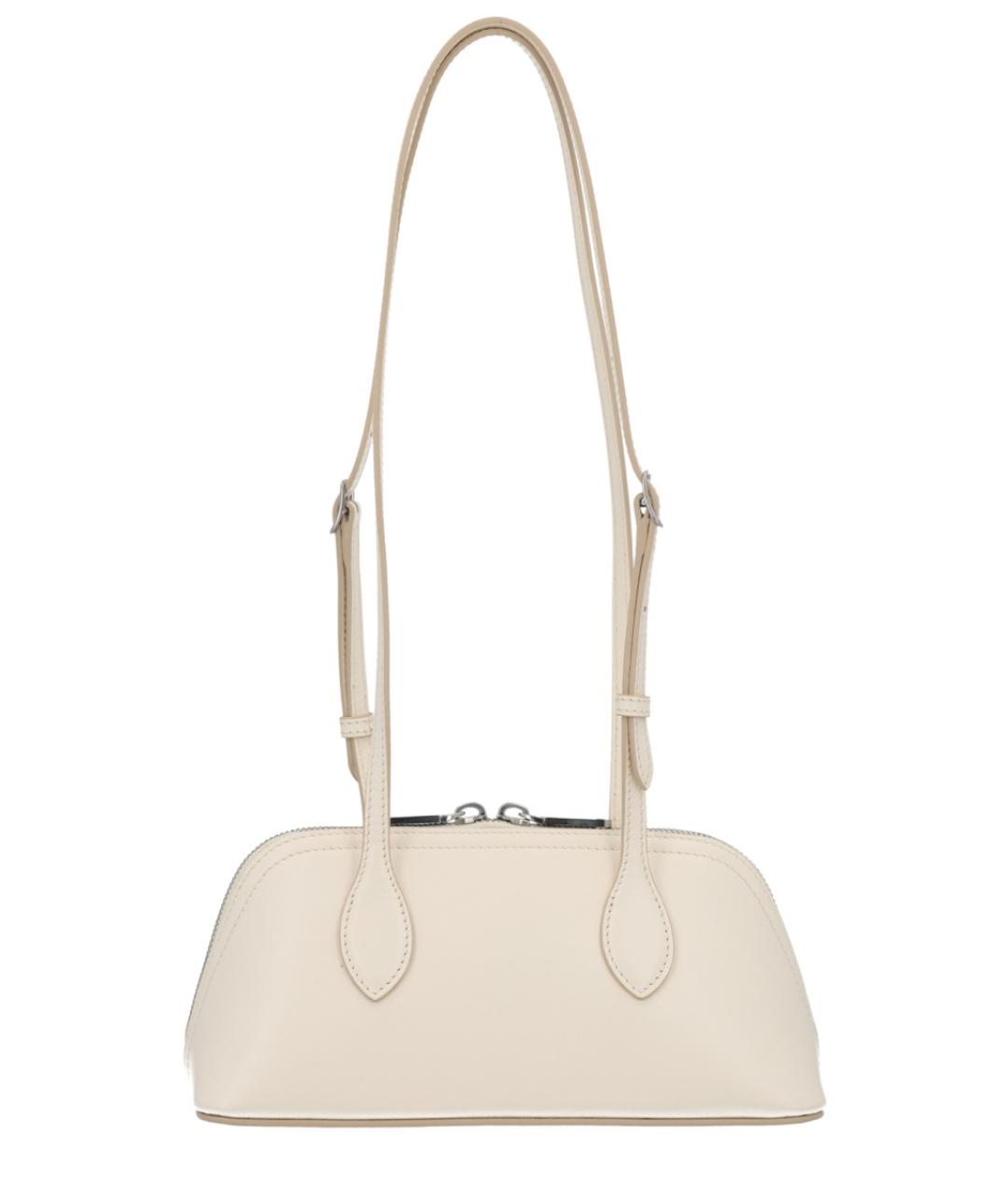 BALLY Белая кожаная сумка через плечо, фото 2