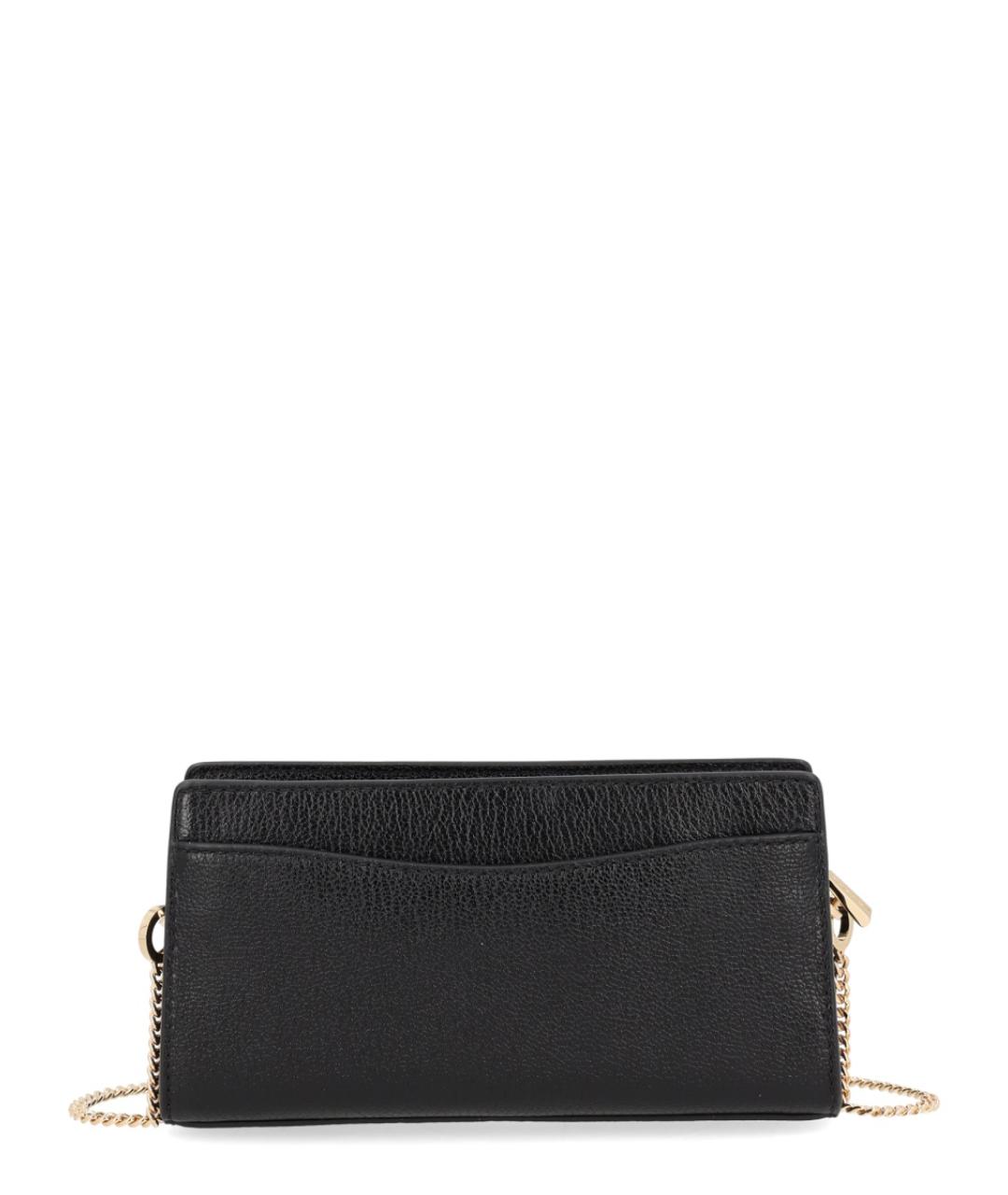 MICHAEL KORS Черная кожаная сумка через плечо, фото 3