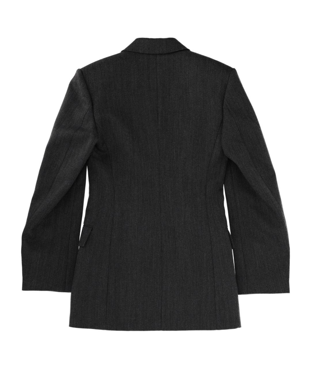 ALEXANDER WANG Черный шерстяной жакет/пиджак, фото 3