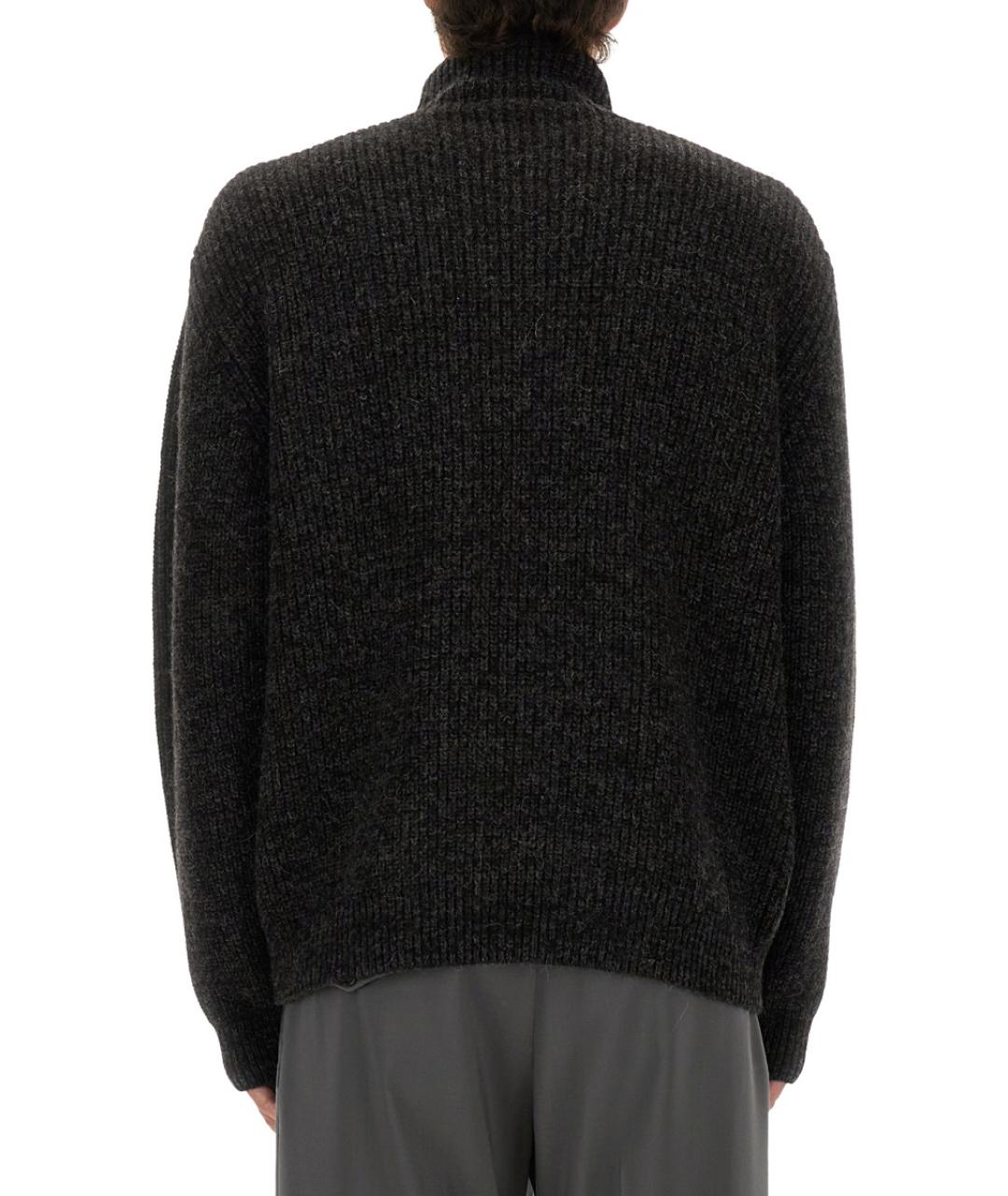 LEMAIRE Черный шерстяной джемпер / свитер, фото 3