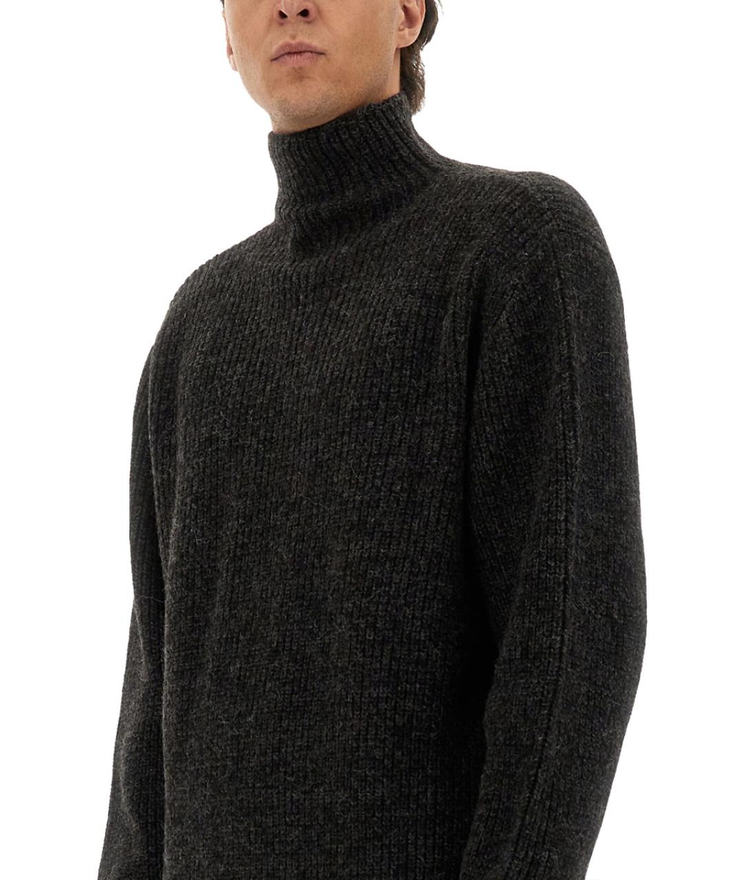 LEMAIRE Черный шерстяной джемпер / свитер, фото 4