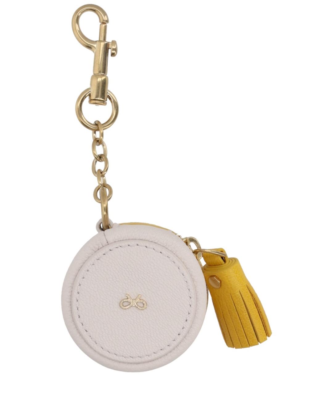 ANYA HINDMARCH Желтый брелок, фото 2