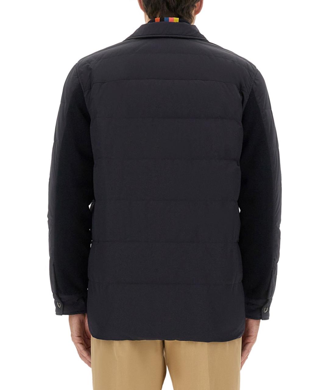 PAUL SMITH Синяя полиамидовая куртка, фото 3