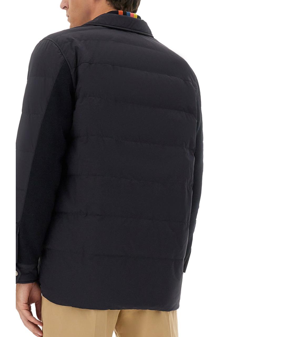 PAUL SMITH Синяя полиамидовая куртка, фото 4