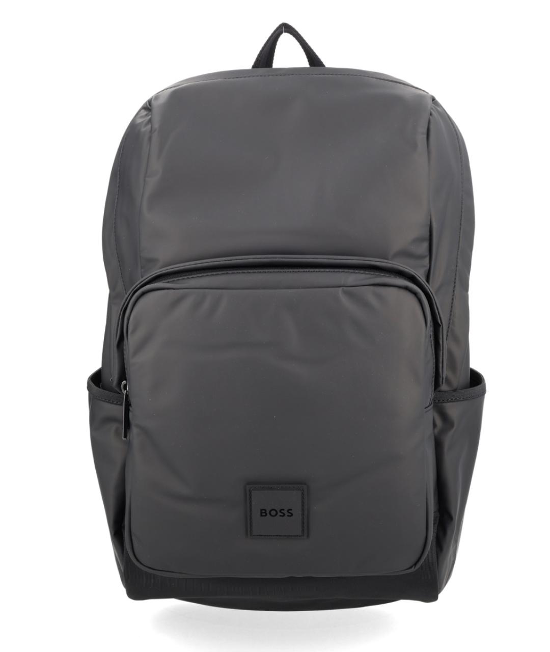 HUGO BOSS Черный синтетический рюкзак, фото 1