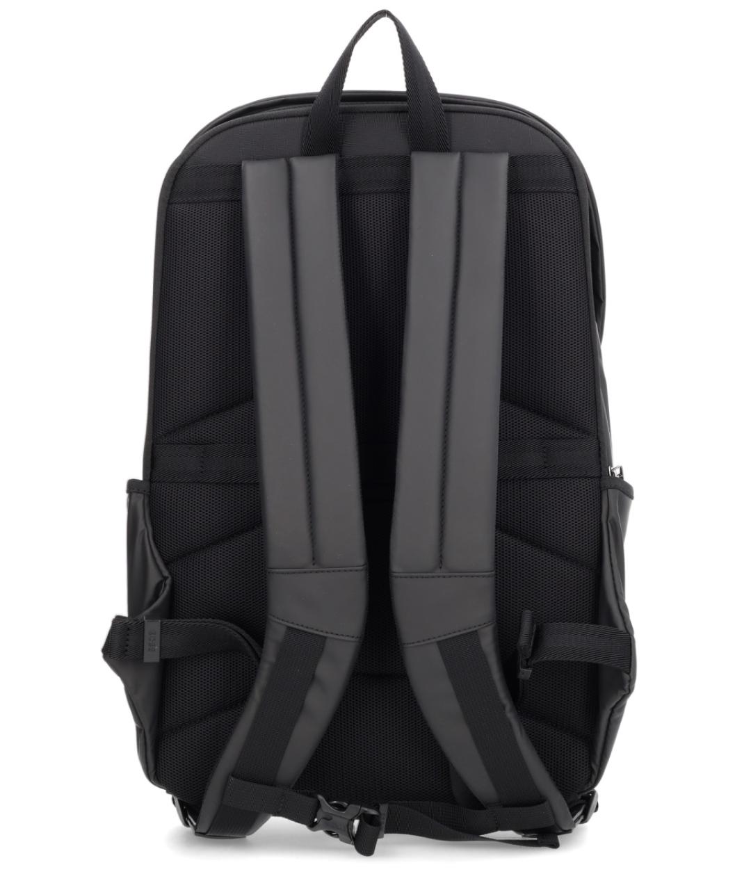 HUGO BOSS Черный синтетический рюкзак, фото 2