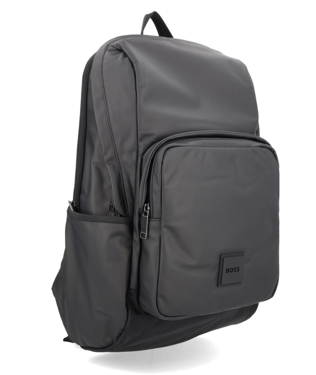 HUGO BOSS Черный синтетический рюкзак, фото 3
