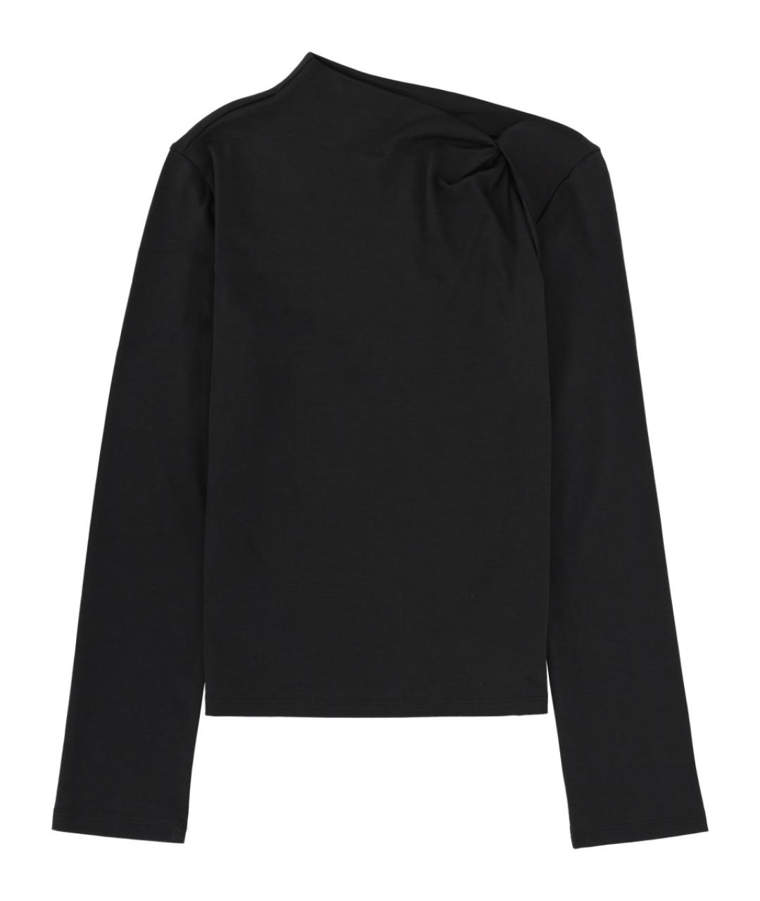 THEORY Черная хлопковая блузы, фото 1