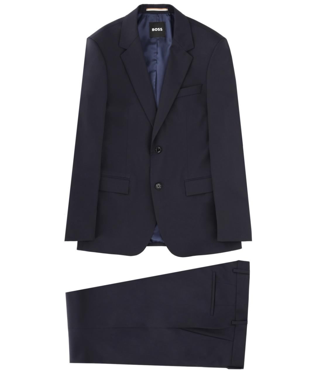 HUGO BOSS Синий классический костюм, фото 1