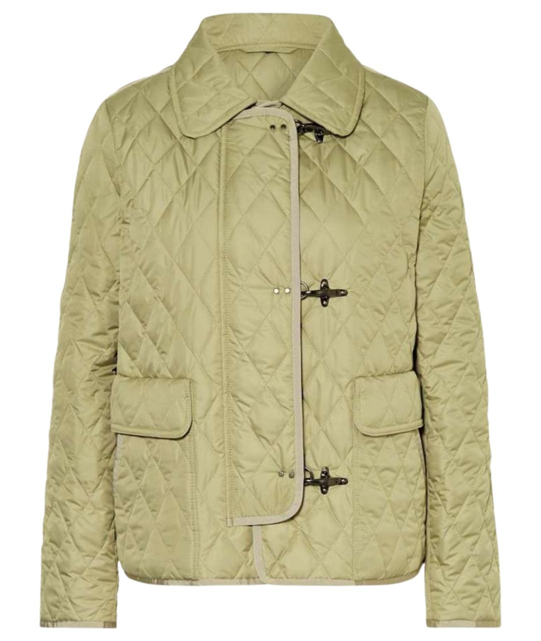 FAY Зеленая полиэстеровая куртка, фото 1