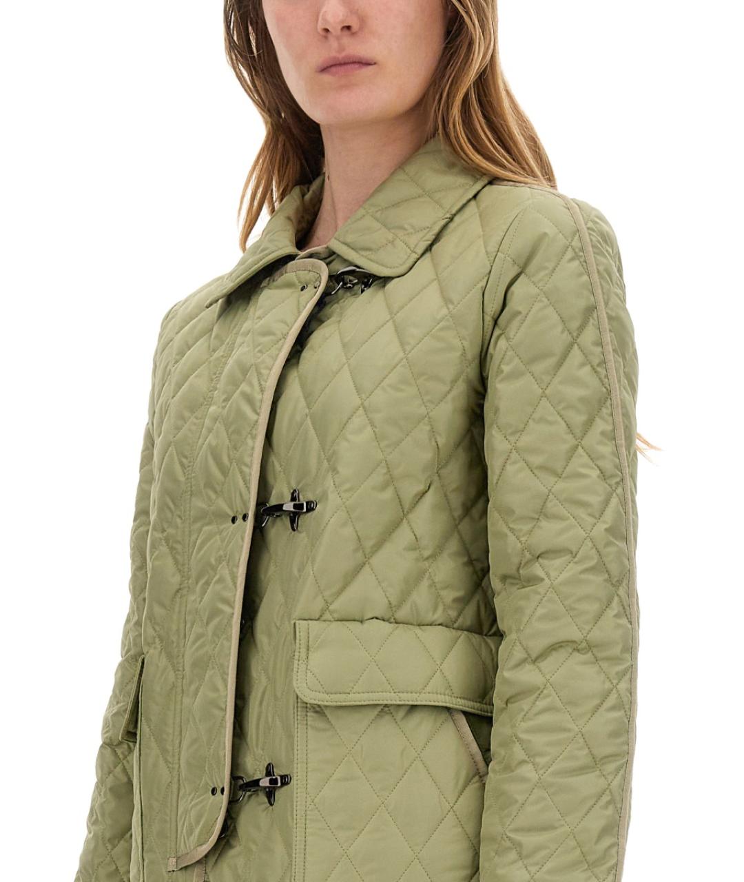 FAY Зеленая полиэстеровая куртка, фото 4