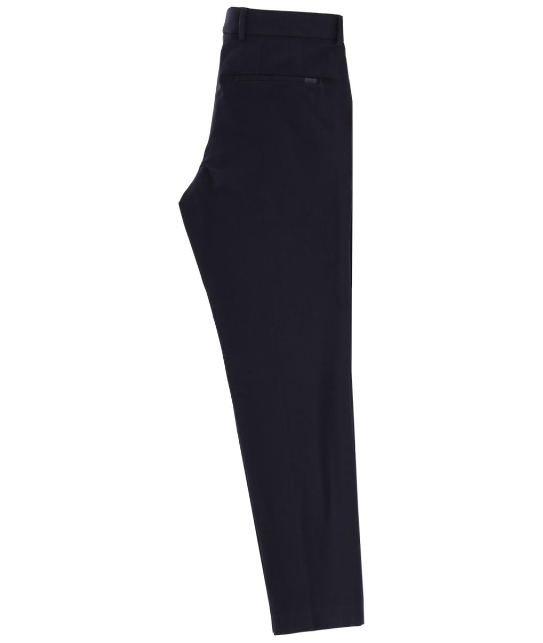 HUGO BOSS Синие полиэстеровые повседневные брюки, фото 2