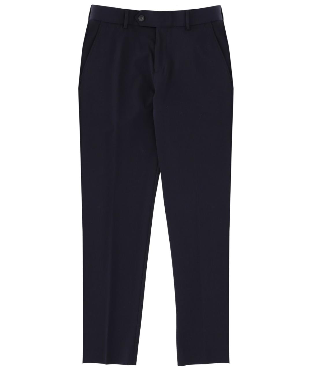 HUGO BOSS Синие полиэстеровые повседневные брюки, фото 1