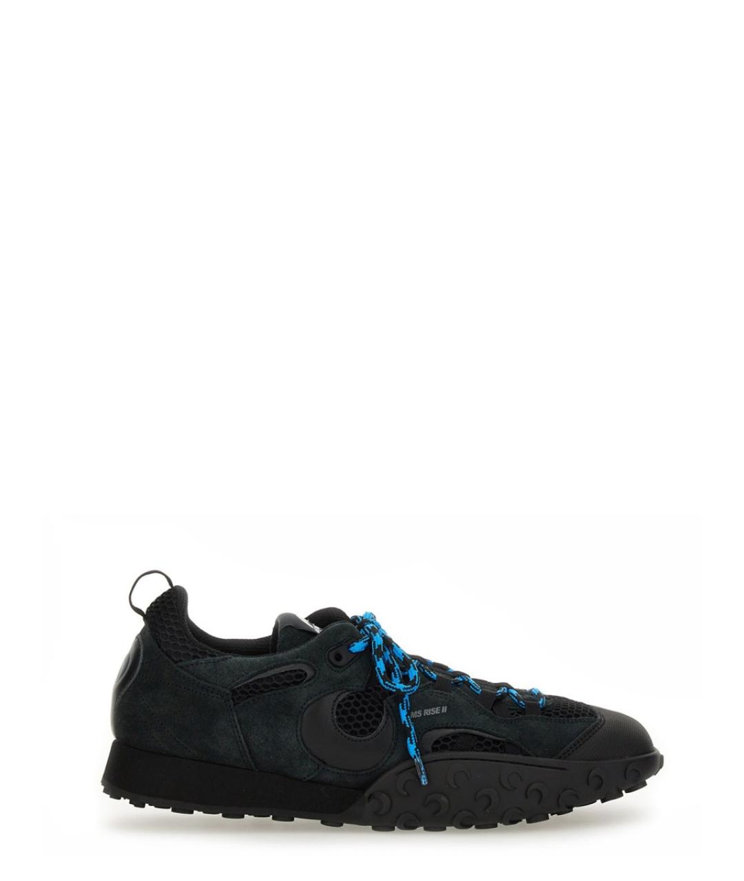 MARINE SERRE Черные кожаные кроссовки, фото 1