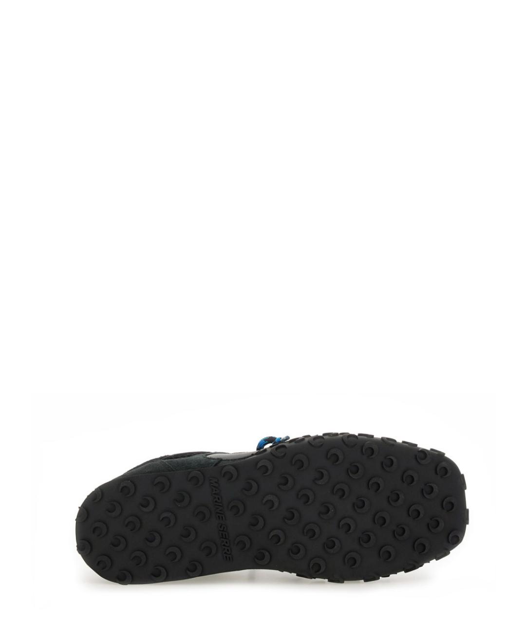 MARINE SERRE Черные кожаные кроссовки, фото 6