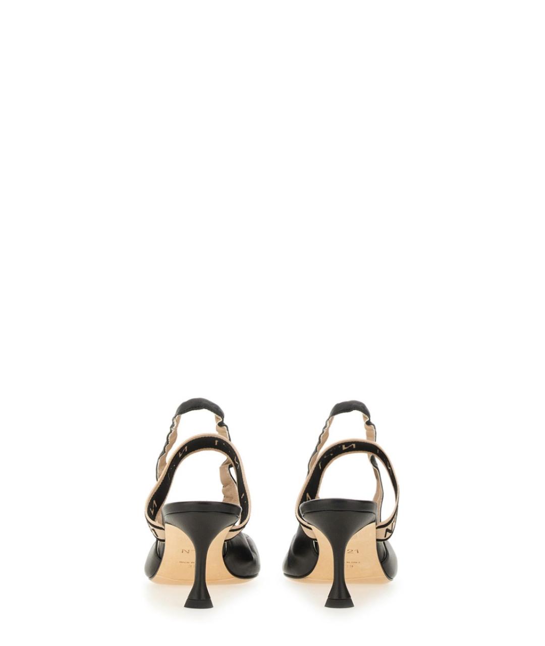 NO. 21 Черные кожаные туфли, фото 4