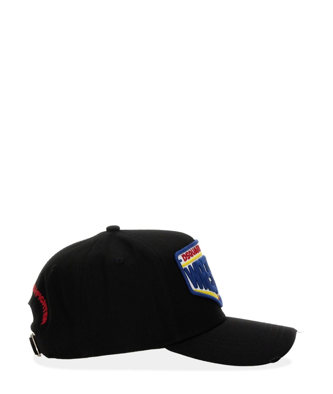 DSQUARED2 Черная хлопковая кепка/бейсболка, фото 2