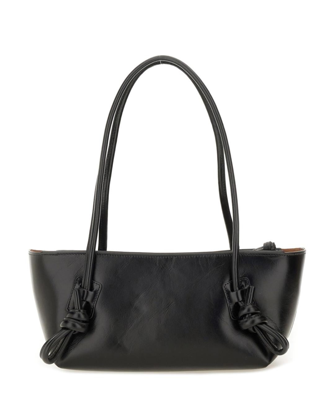 HEREU Черная кожаная сумка тоут, фото 2