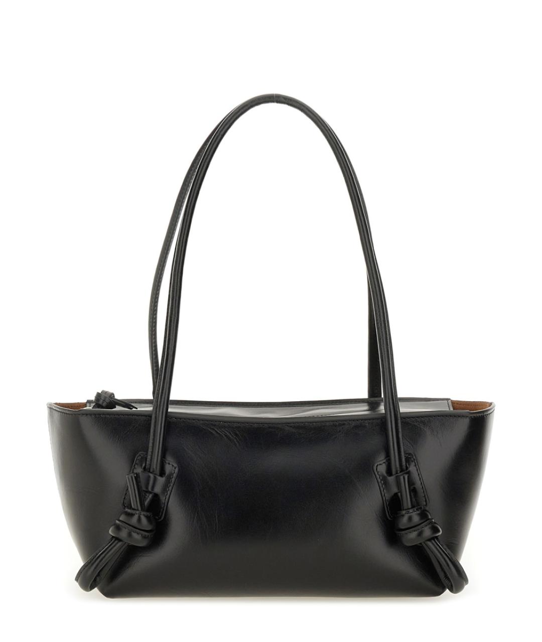 HEREU Черная кожаная сумка тоут, фото 1