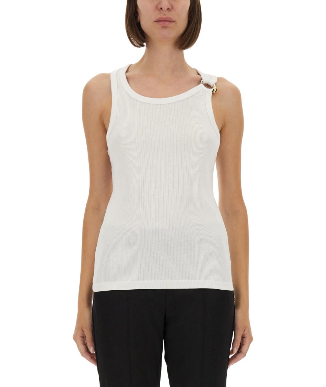 JEAN PAUL GAULTIER Белая хлопковая майка, фото 5