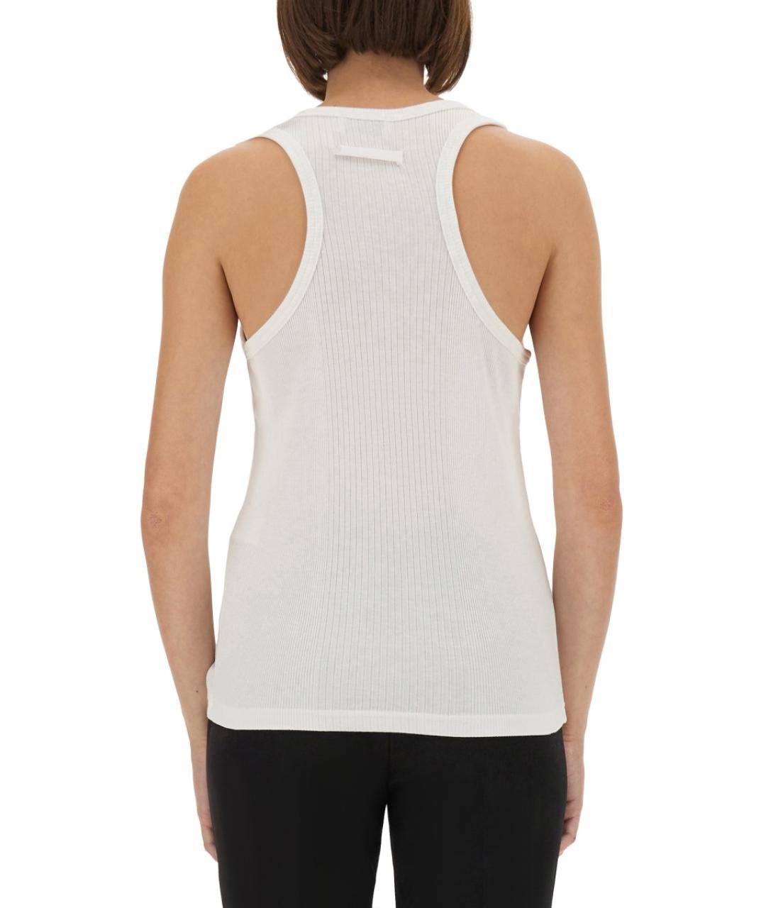 JEAN PAUL GAULTIER Белая хлопковая майка, фото 3