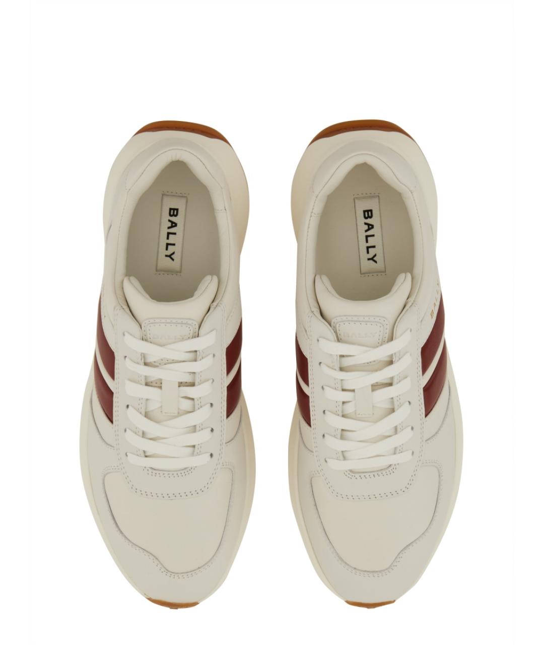 BALLY Белые синтетические низкие кроссовки / кеды, фото 5