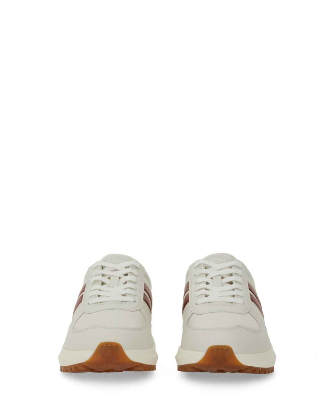 BALLY Белые синтетические низкие кроссовки / кеды, фото 4