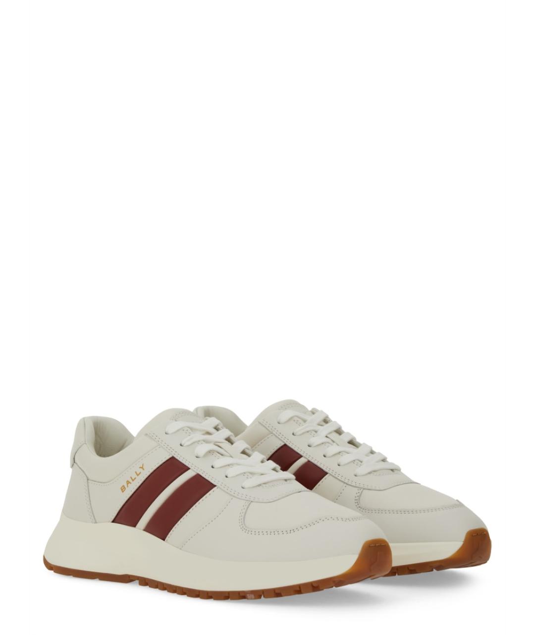 BALLY Белые синтетические низкие кроссовки / кеды, фото 2