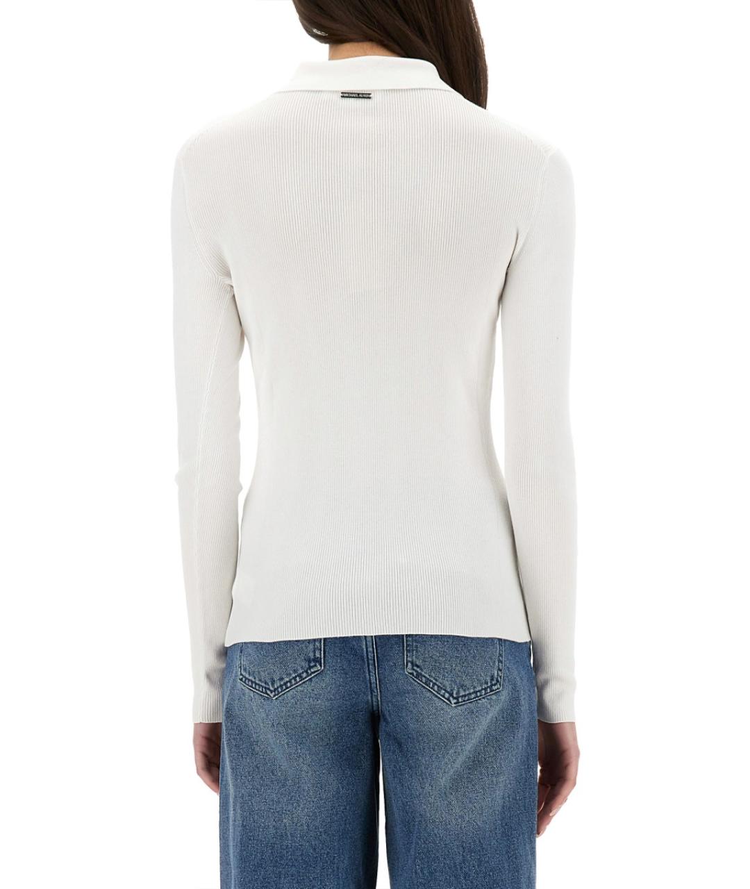 MICHAEL KORS Белый хлопковый кардиган, фото 2