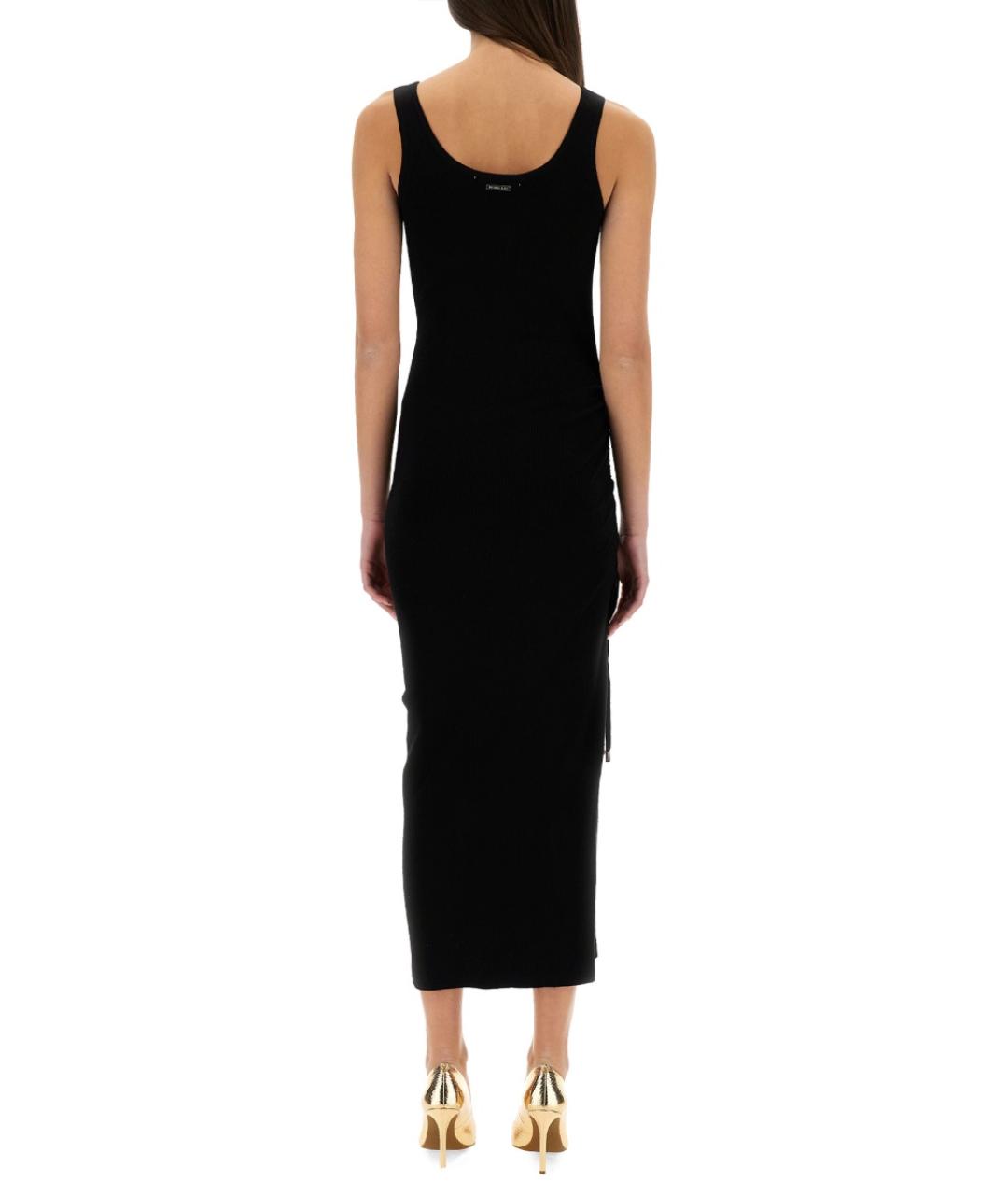 MICHAEL KORS Черное шерстяное повседневное платье, фото 3