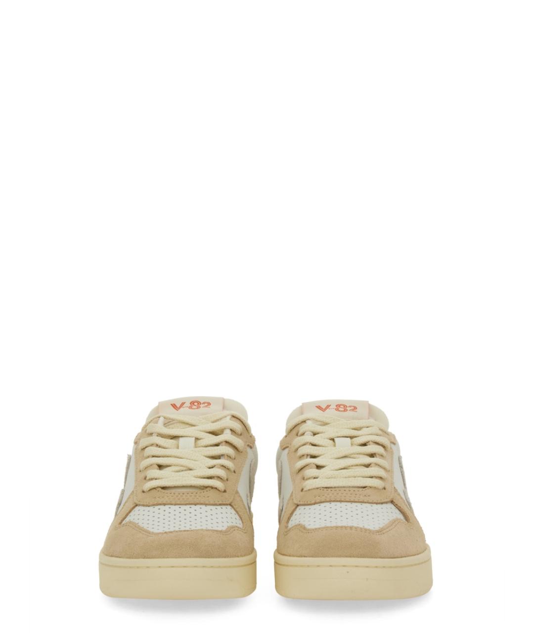 VEJA Бежевые кожаные кроссовки, фото 5