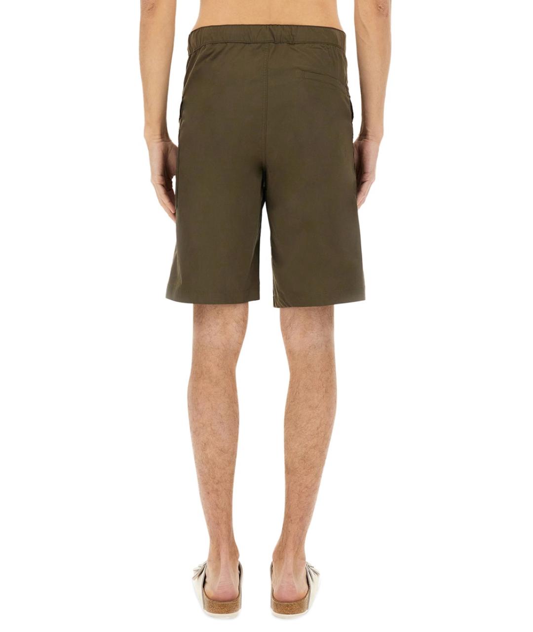 ASPESI Хаки хлопковые шорты, фото 3