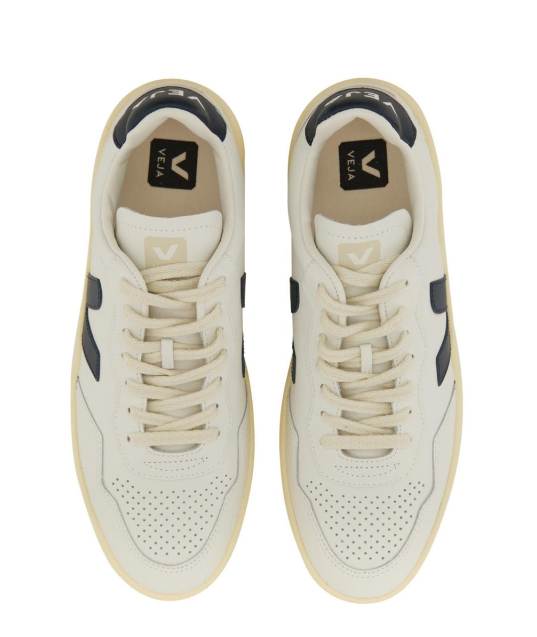 VEJA Белые кожаные низкие кроссовки / кеды, фото 6