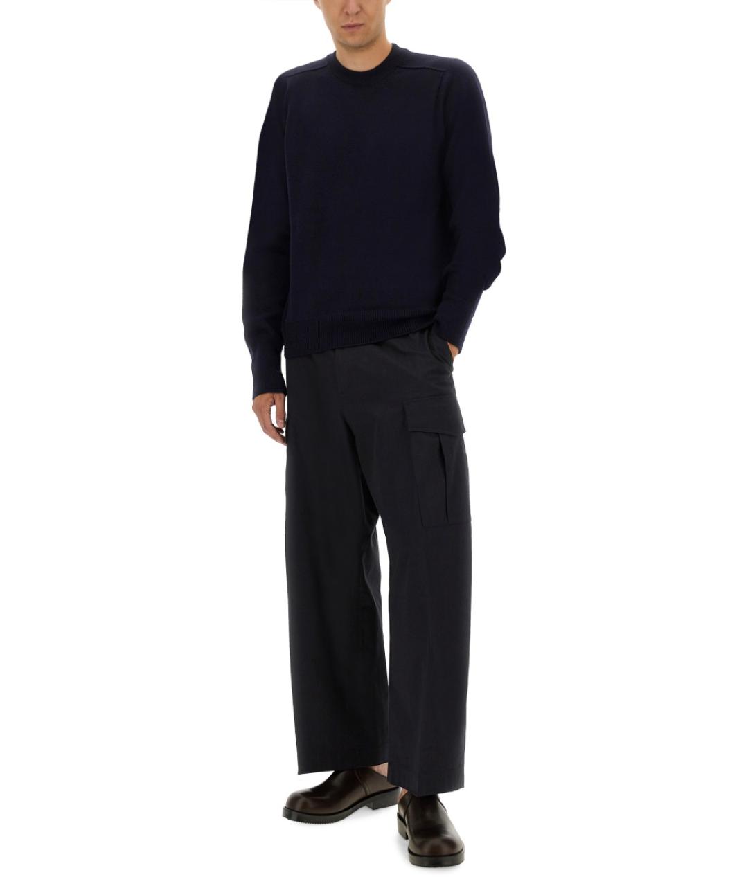 STUDIO NICHOLSON Синий шерстяной джемпер / свитер, фото 2