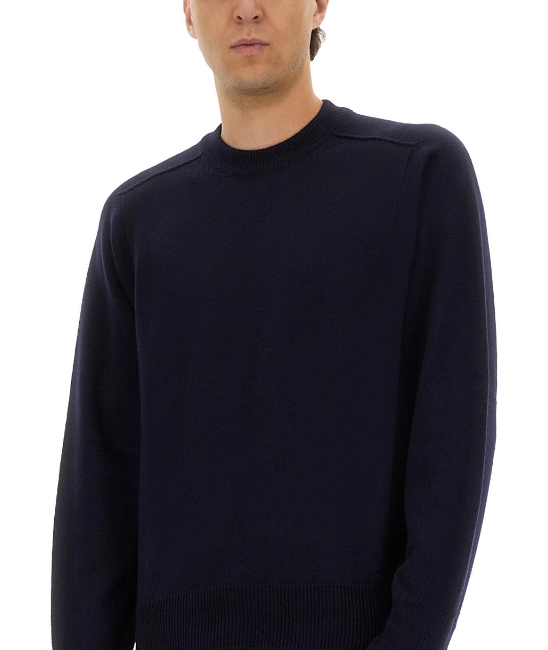 STUDIO NICHOLSON Синий шерстяной джемпер / свитер, фото 4