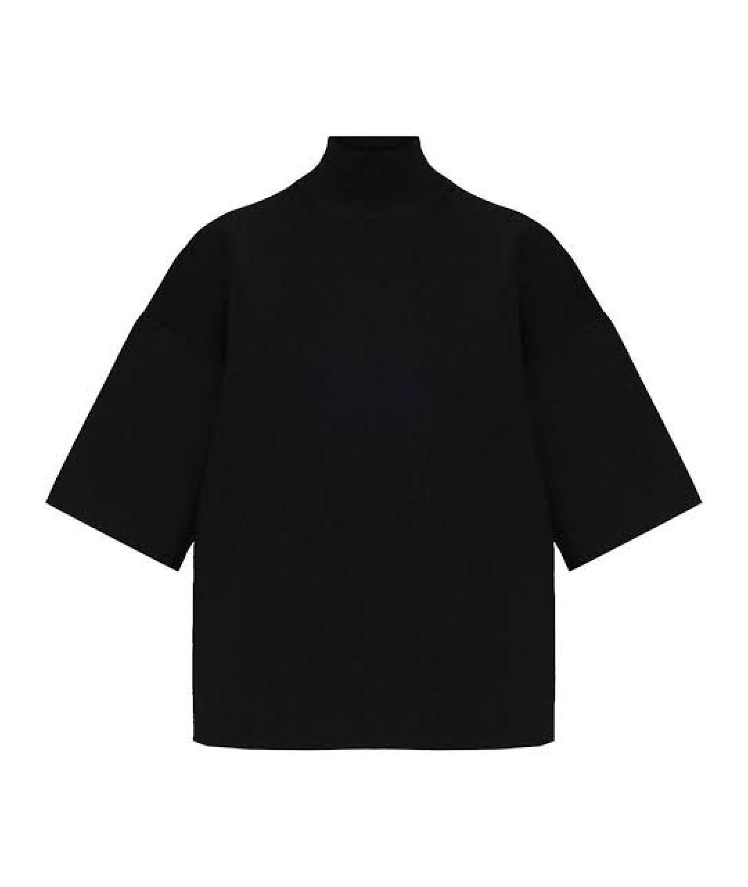 THEORY Черный вискозный джемпер / свитер, фото 1