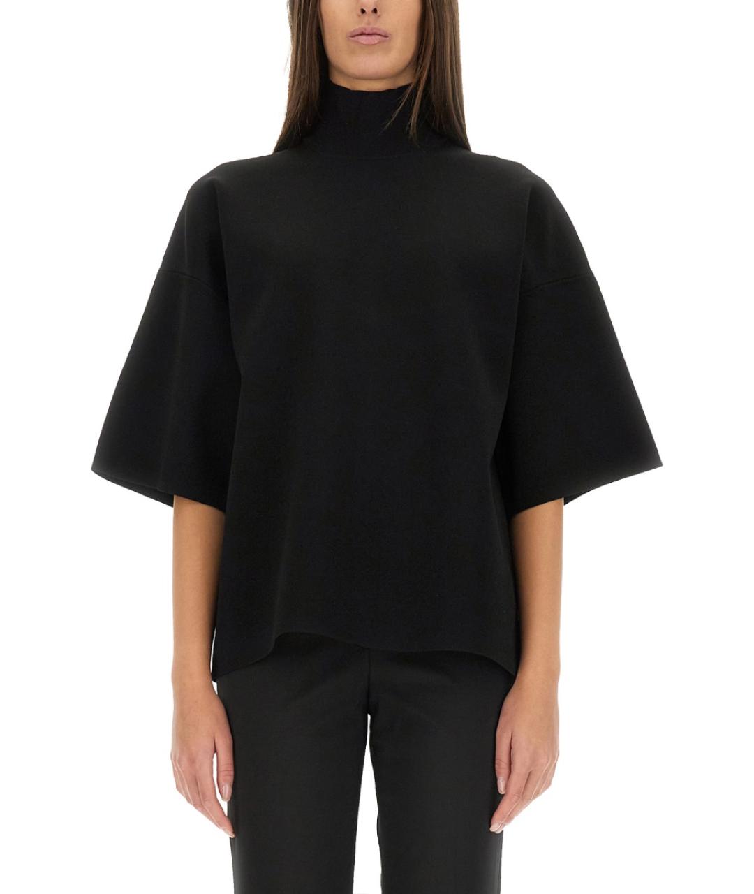 THEORY Черный вискозный джемпер / свитер, фото 5