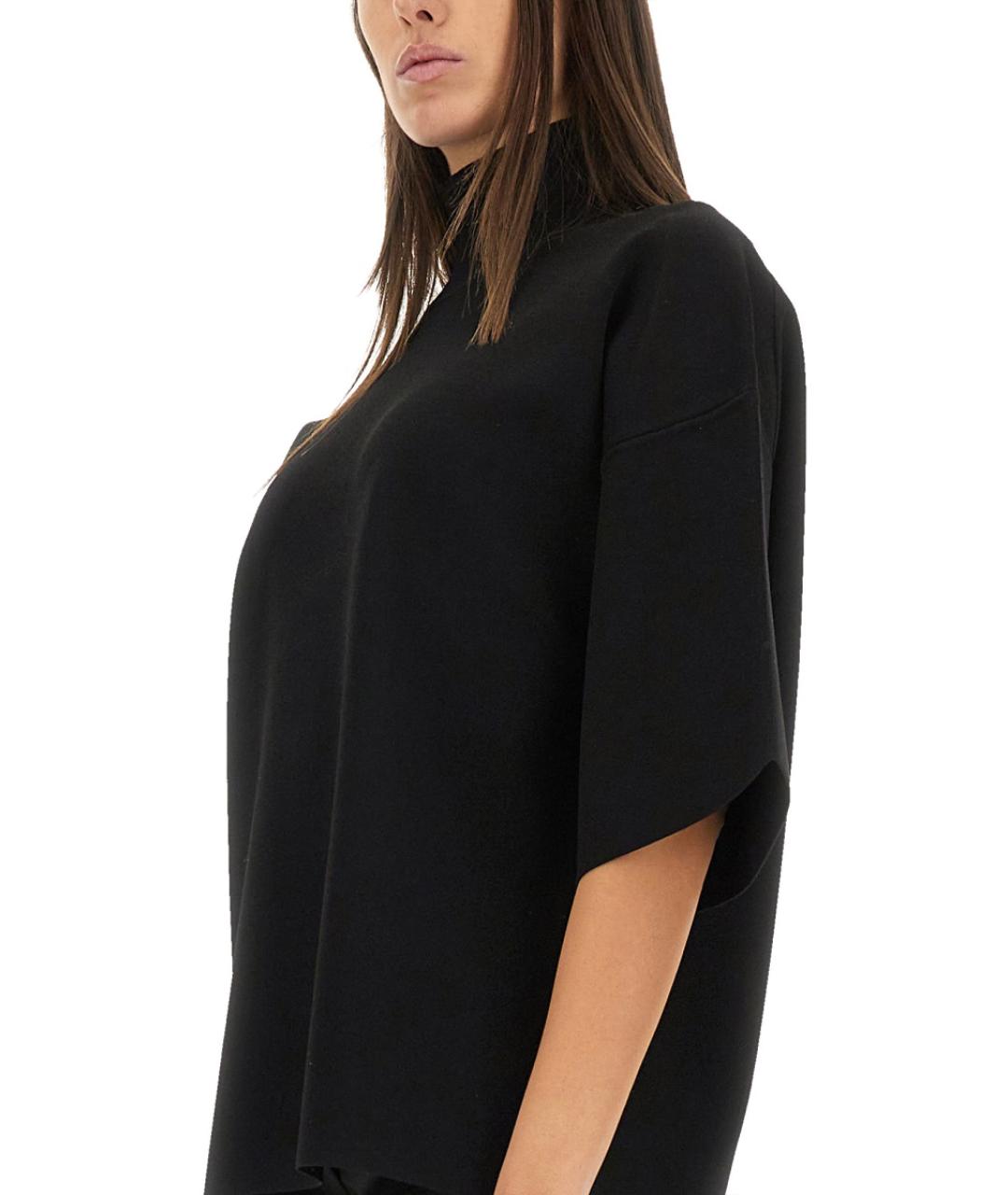 THEORY Черный вискозный джемпер / свитер, фото 4