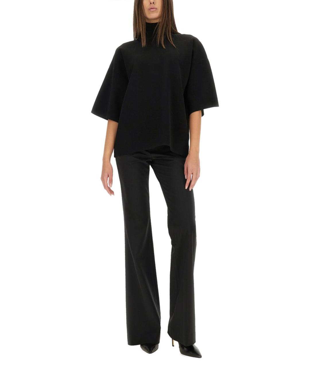 THEORY Черный вискозный джемпер / свитер, фото 2